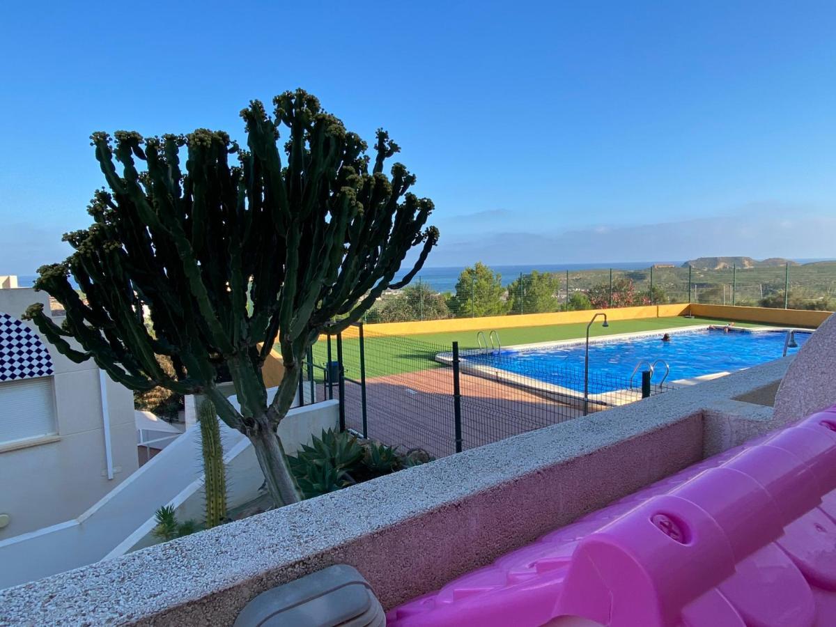 Calarreona Piscina 2 Habitaciones Matalentisco Bagian luar foto